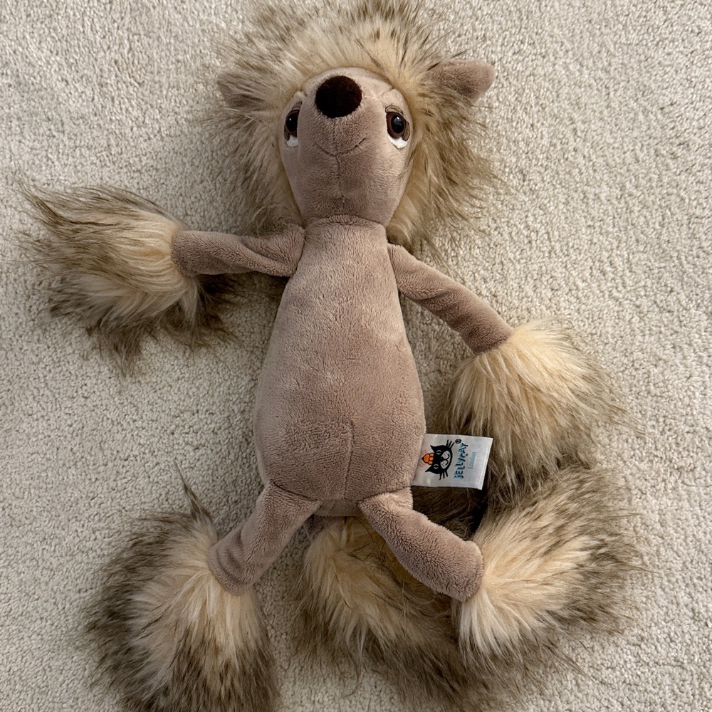 Jellycat Chi-Chi Chinese Crested Dog Plush Puppy Floppy Animal Retired